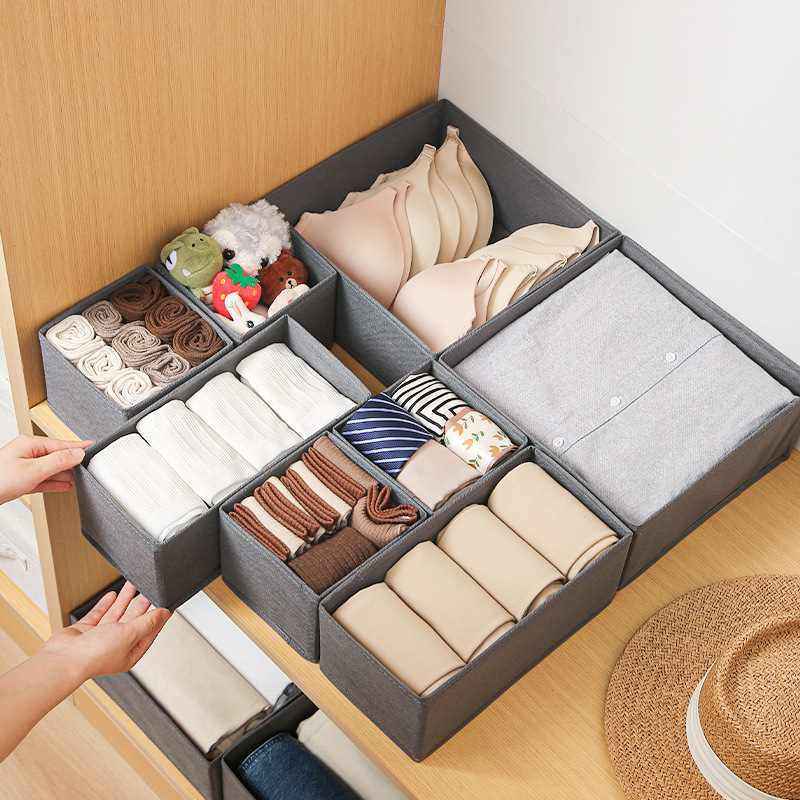 Drawer Organizer Non-woven Fab - Sock Organizer Tray ulasan dan harga