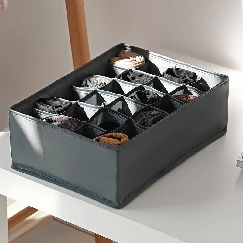 1pc Fabric Underwear Storage B - Sock Organizer Tray ulasan dan harga