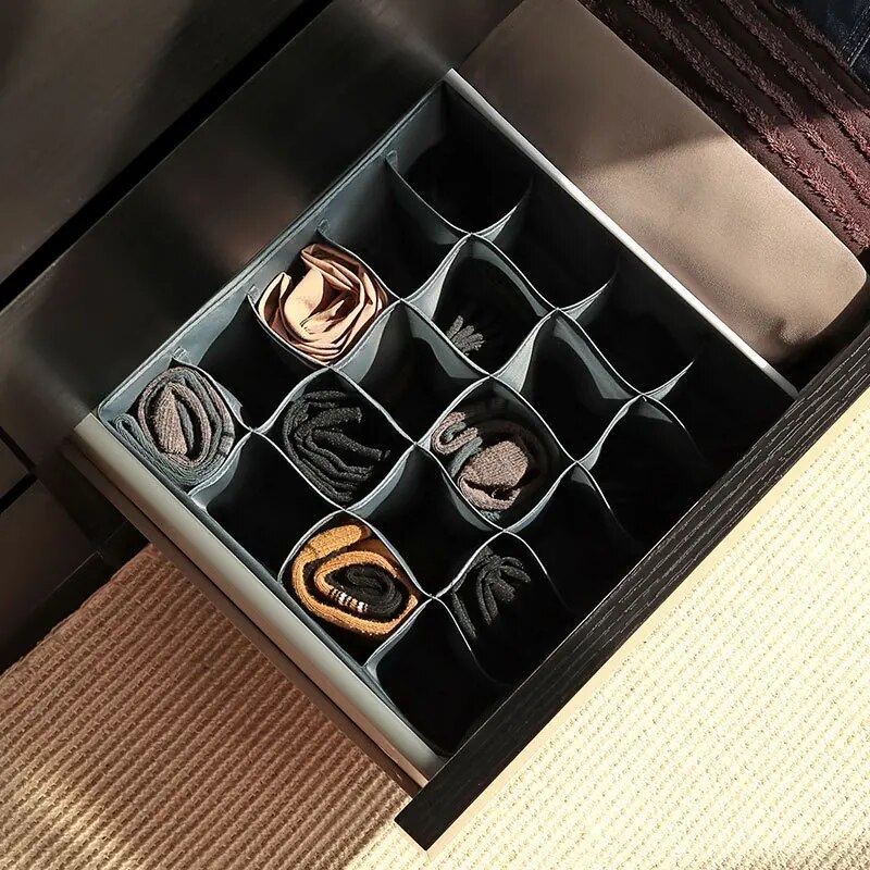 1pc Fabric Underwear Storage B - Sock Organizer Tray ulasan dan harga