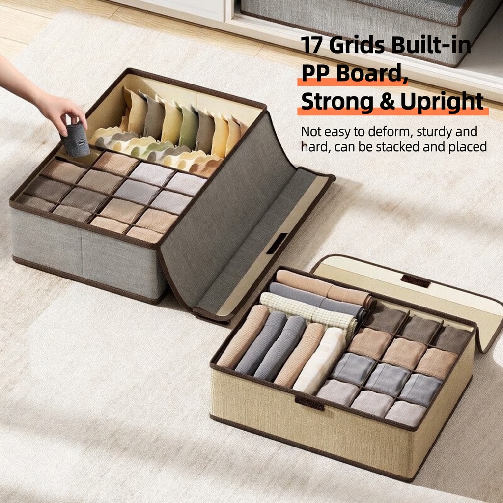 3 in 1 Drawer Underwear Organi - Sock Organizer Tray ulasan dan harga